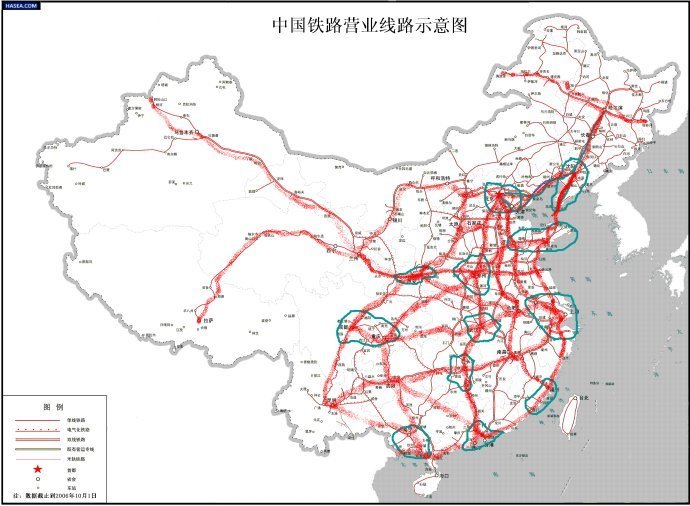 "八纵"指京哈,东部沿海铁路,京沪,京九,京广,大(同)湛(江),包柳,兰昆.