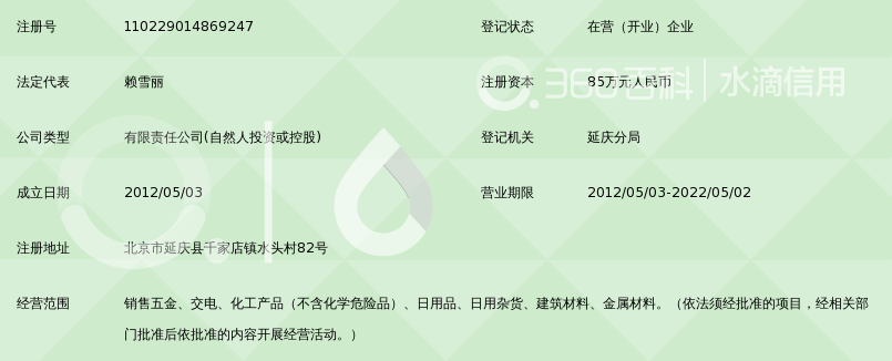 北京利川恒昌国际贸易有限公司_360百科