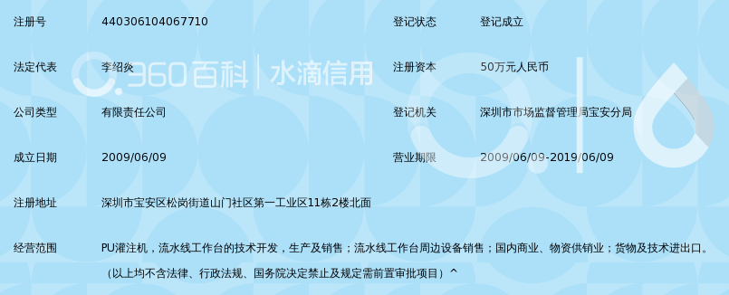 深圳市汉裕鑫机械科技有限公司_360百科