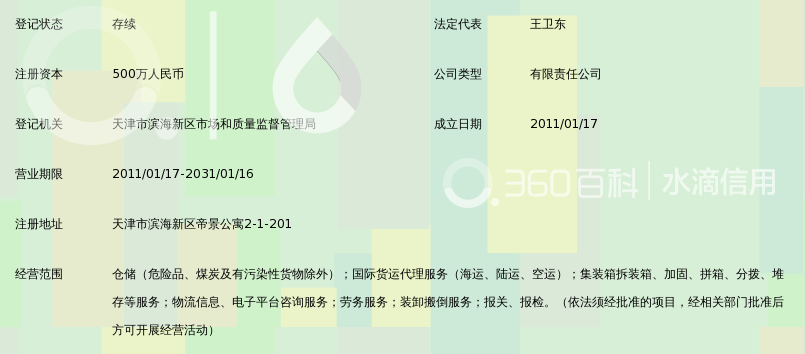 天津港和洋物流有限公司_360百科