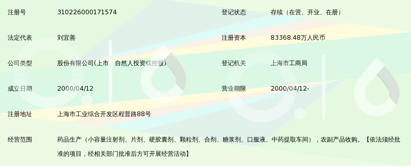 上海凯宝药业股份有限公司_360百科