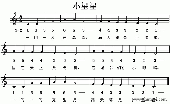 闪烁的小星星
