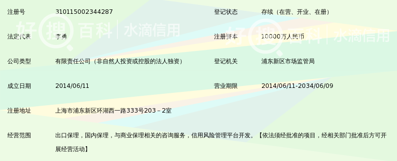 上海华信商业保理有限公司_好搜百科