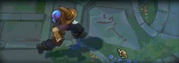 巴德 巴德的大招金身曾经有过一个模型bug,这会在施法的时候导致巴德